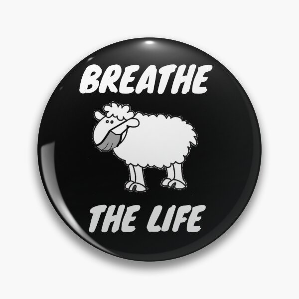 Item preview, Respire - Black background - English designed and sold by ThinkHum.