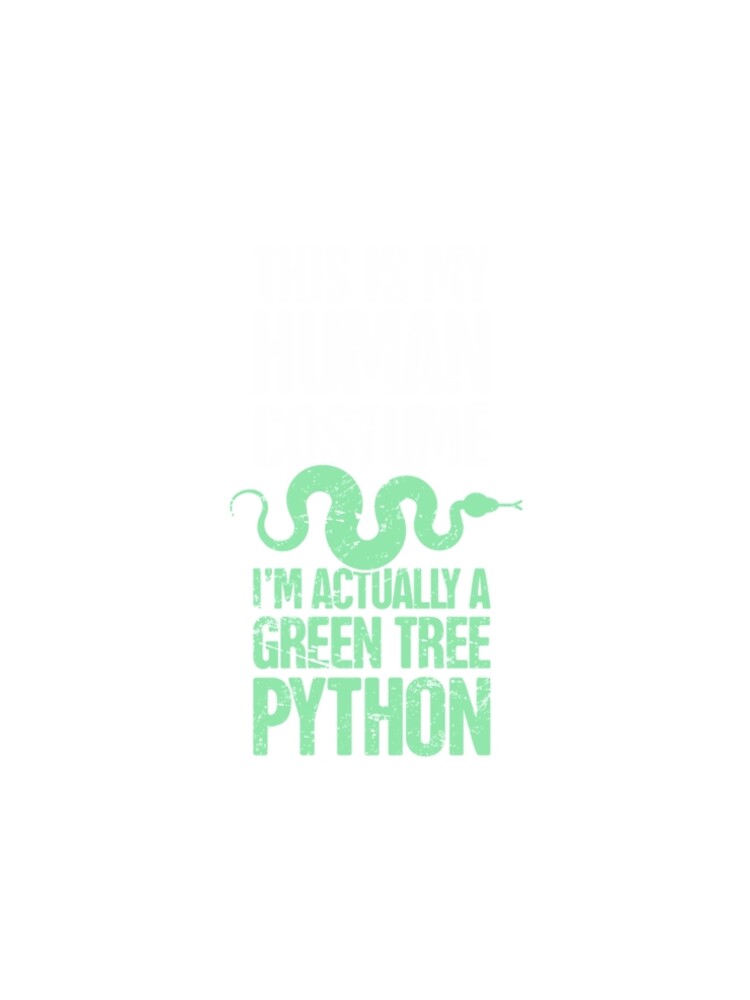 Thumbnail 5 of 5, A-Line Dress, Python Tshirt Pet Python Snake / Green Tree Python Reptile |Gift shirt python designed and sold by ellagnonmay.
