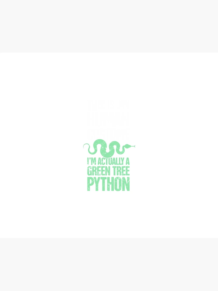 Thumbnail 6 of 6, Throw Blanket, Python Tshirt Pet Python Snake / Green Tree Python Reptile |Gift shirt python designed and sold by ellagnonmay.