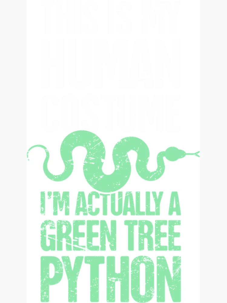 Thumbnail 3 of 3, Magnet, Python Tshirt Pet Python Snake / Green Tree Python Reptile |Gift shirt python designed and sold by ellagnonmay.