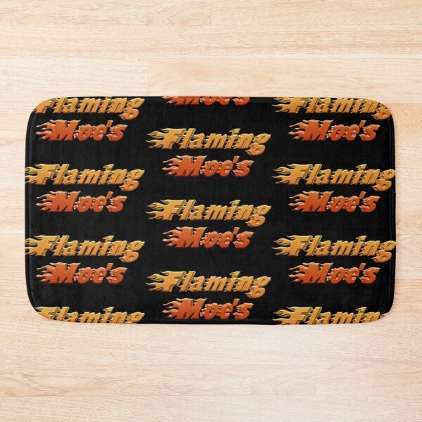 Item preview, 3D Flaming Moes Textart Design designed and sold by Zareen Sayyed.