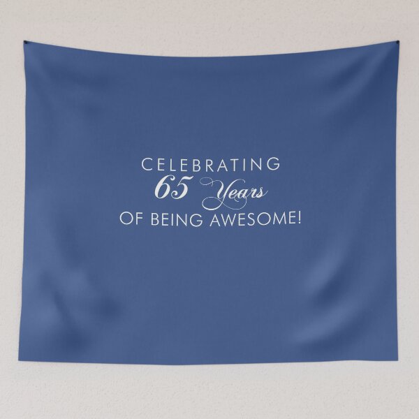 Item preview, Celebrating 65 Years Of Being Awesome 65th Birthday designed and sold by jaycartoonist.