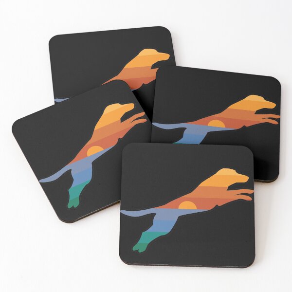 Item preview, Jumping Lab Sunset designed and sold by gstrehlow2011.