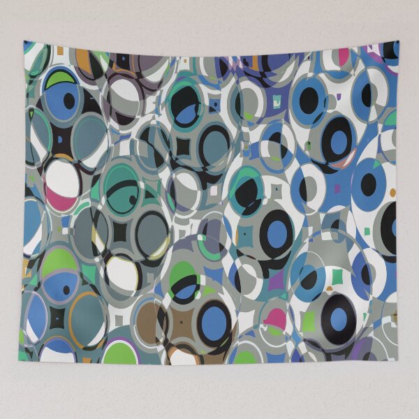 Item preview, Abstract art pattern with colorful elements. designed and sold by KasTanDesign.