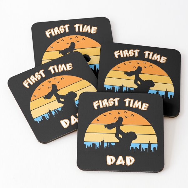 Item preview, First time DAD - Happy fathers day designed and sold by PhotoPrise.