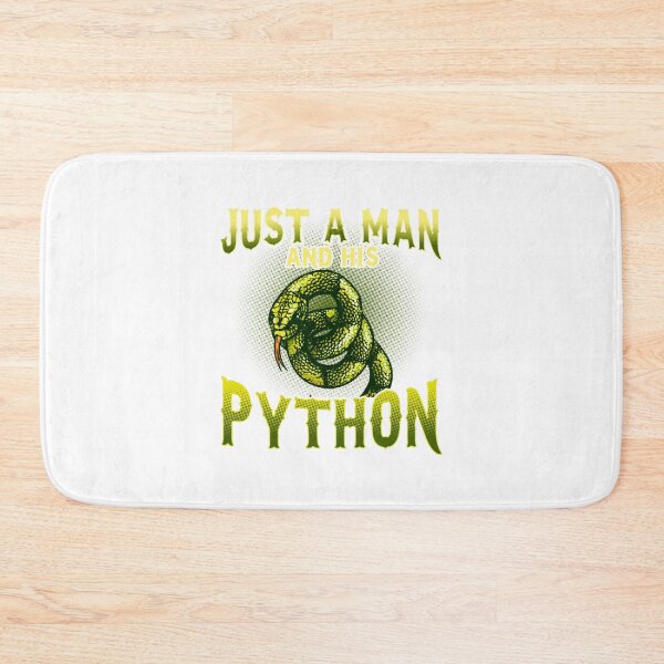 Item preview, Python Tshirt Python Lover Snake Fan Just A Man And His Python  |Gift shirt python designed and sold by ellagnonmay.