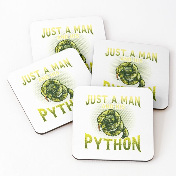 Item preview, Python Tshirt Python Lover Snake Fan Just A Man And His Python  |Gift shirt python designed and sold by ellagnonmay.