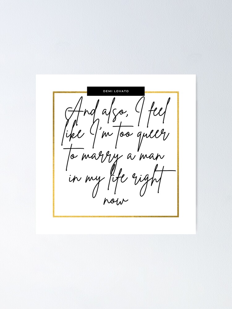 Dancing With The Devil Quotes Demi Lovato - Dancing With The Devil - Quote #1 Style #3" Poster By  Lovatic-Designs | Redbubble