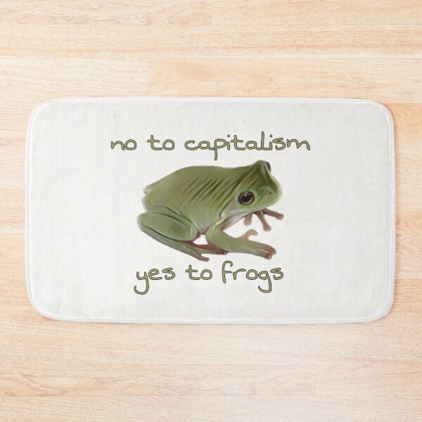 Item preview, no to capitalism, yes to frogs designed and sold by ella-88.