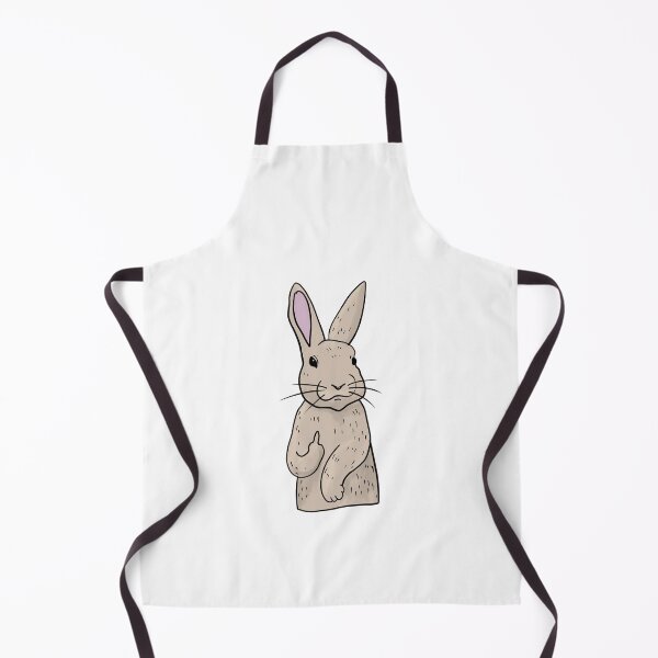 Item preview, Grumpy Rabbit Holding Middle finger funny gift designed and sold by Mesyo.