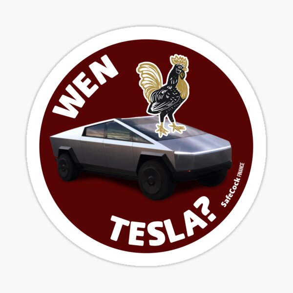 Wen Tesla? Sticker