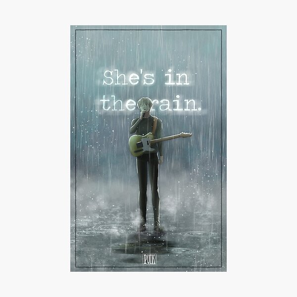 She's in the Rain Lámina fotográfica