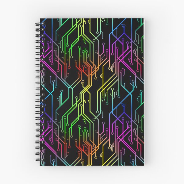 Item preview, Rainbow techno circuit board tech designed and sold by jc007.