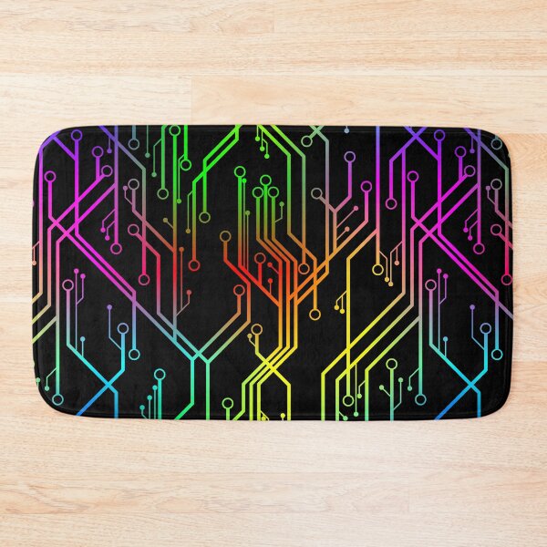 Item preview, Rainbow techno circuit board tech designed and sold by jc007.