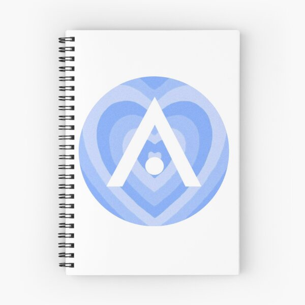 Item preview, Baby Blue Hearts Aveda Logo designed and sold by Dalaura.