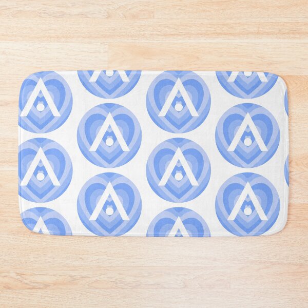 Item preview, Baby Blue Hearts Aveda Logo designed and sold by Dalaura.