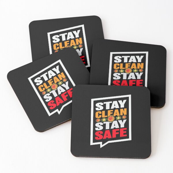 Item preview, Stay clean, stay safe designed and sold by SasKloset.