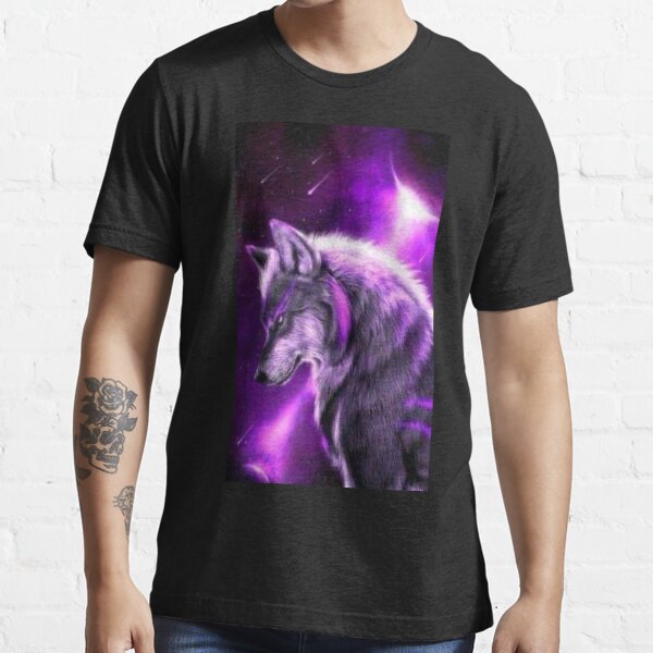 Purple Howling Coyote Tee