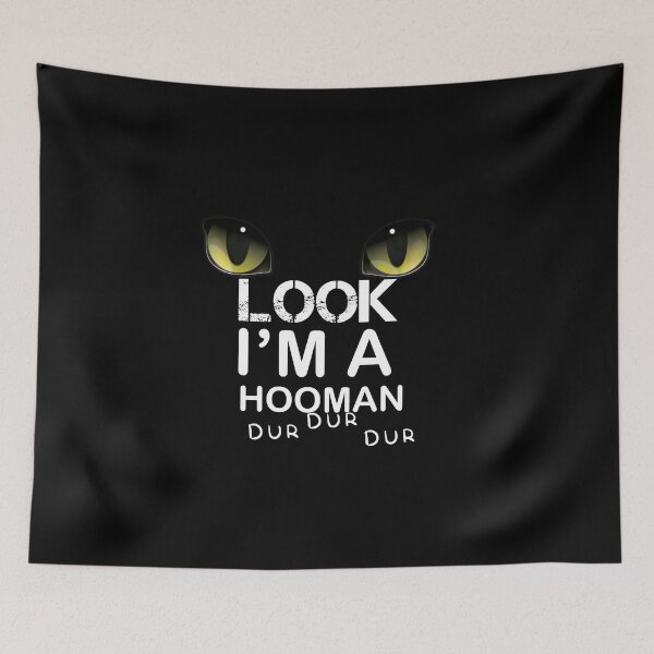 Item preview, look I'm a hooman funny cat designed and sold by Yassineea65.