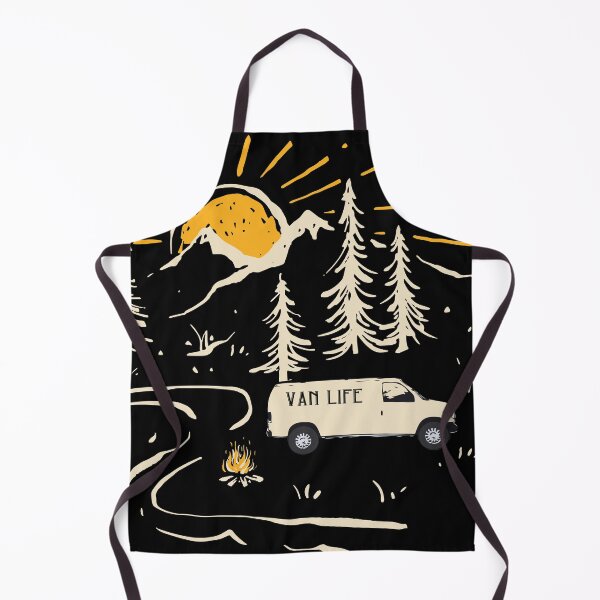 Item preview, Camping In A Mountain Forest Van Life designed and sold by scooterbaby.