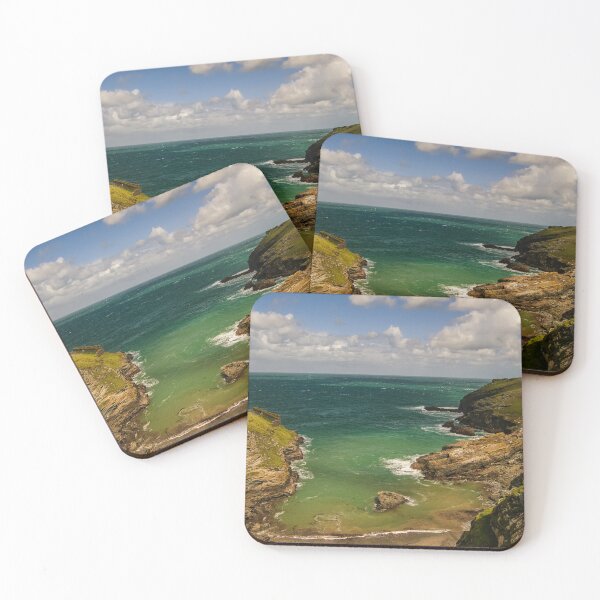 Item preview, The rugged cliffs around Tintagel in Cornwall designed and sold by MichaelBShannon.