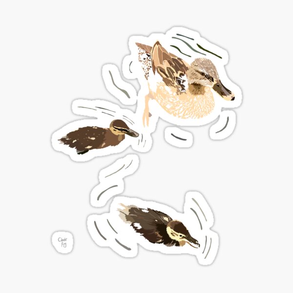 Ducklings Sticker