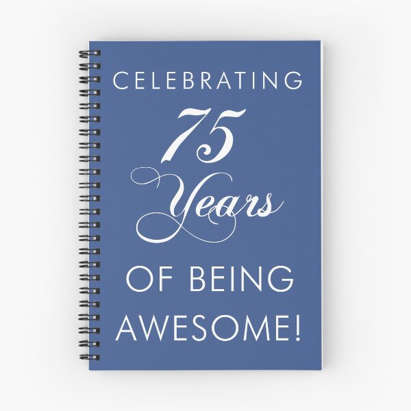 Item preview, Celebrating 75 Years Of Being Awesome 75th Birthday designed and sold by jaycartoonist.