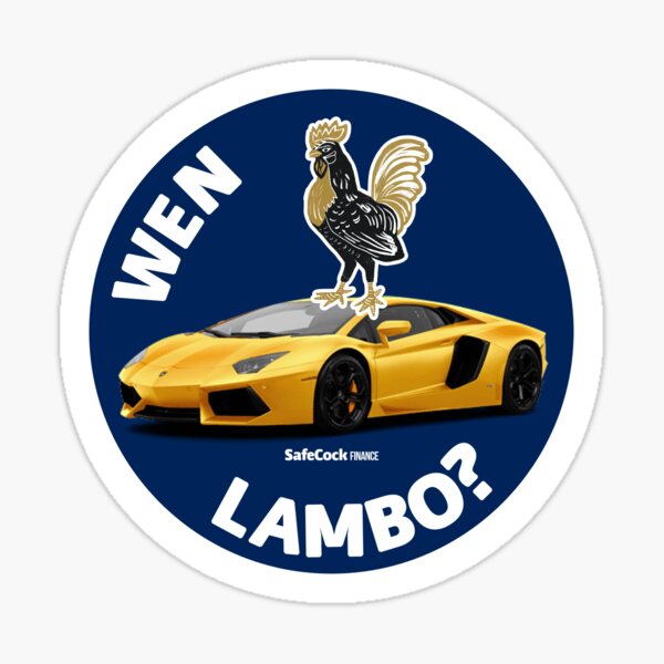 Wen Lambo? Sticker