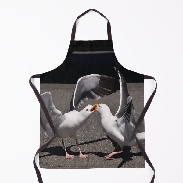 Item preview, Seagulls fighting and biting designed and sold by flagboss.