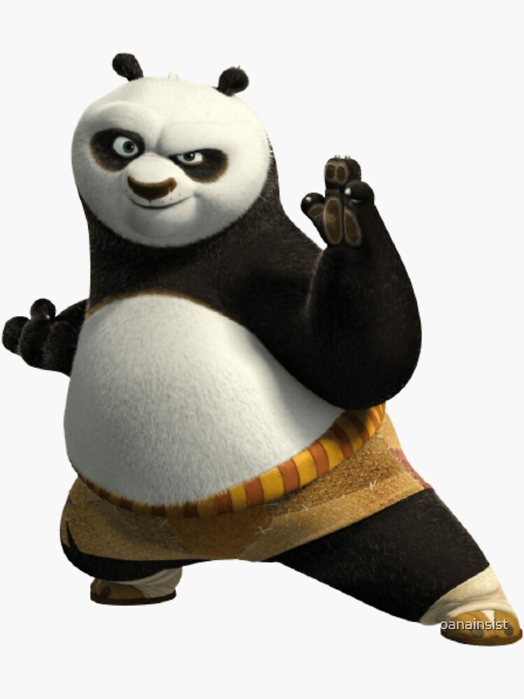 po - kung fu panda | Sticker