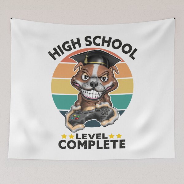 Item preview, High School Level Complete Funny Senior Graduation Gamer Grad designed and sold by Status71.