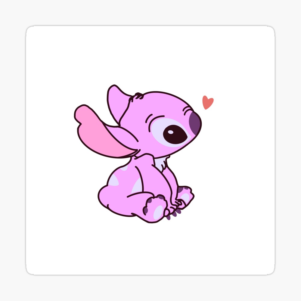 Stitch ( Pink and Blue Version ) Magnet for Sale by Alexa Shoop