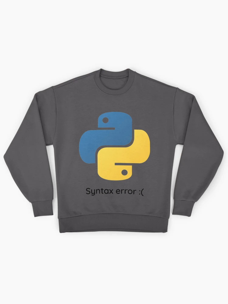 Thumbnail 1 of 6, Premium Oversized Sweatshirt, Python Tshirt Python syntax error | Python coding merch |Gift shirt python designed and sold by ellagnonmay.