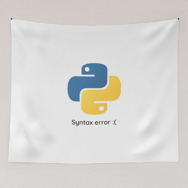 Aperçu de l'œuvre Erreur de syntaxe Python Tshirt Python | Python coding merch | Chemise cadeau python créée et vendue par ellagnonmay.