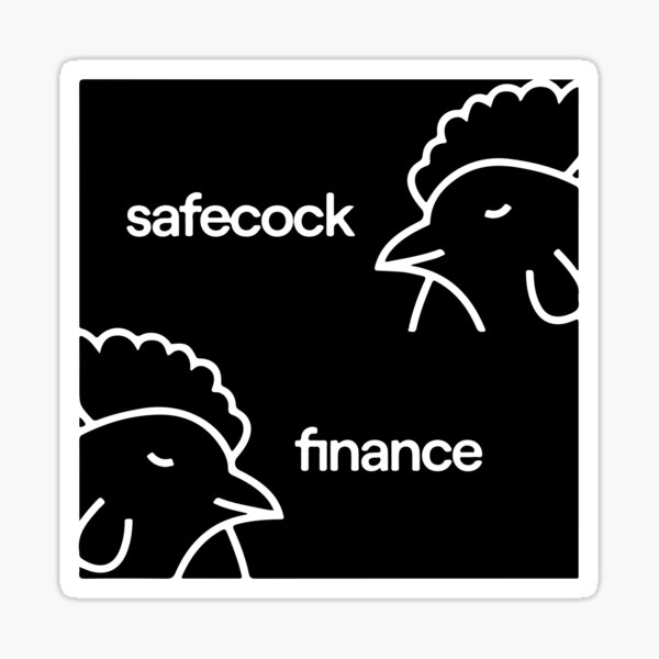 SafeCock Finance Sticker