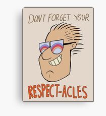 Respectacles Canvas Print