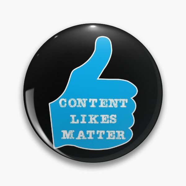 Item preview, Content Creator Quotes: Content Likes Matter (Thumb) designed and sold by GraffitiSoup.