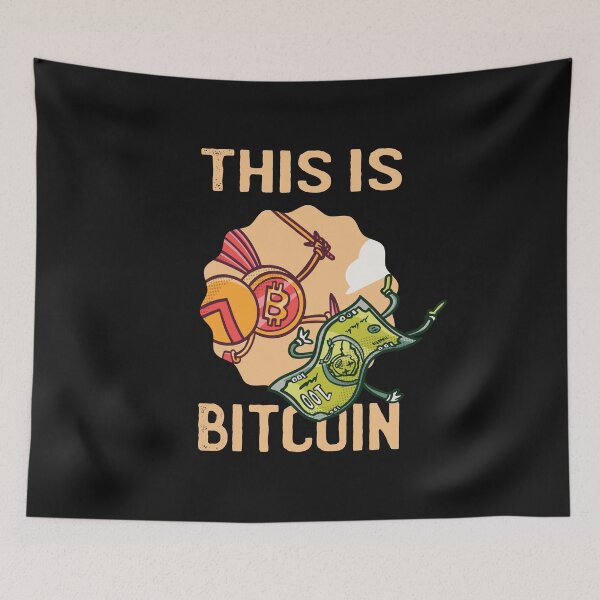 Item preview, Bitcoin BTC Crypto HODL Trader Blockchain Digital T-Shirt designed and sold by thomash2.