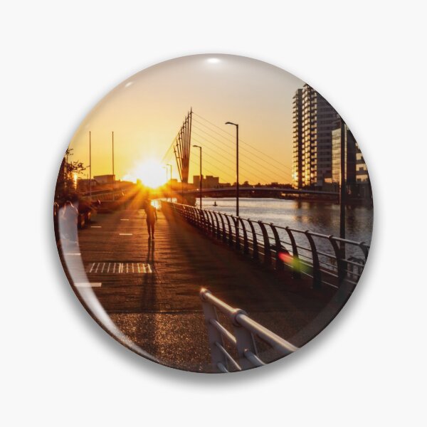 Item preview, Setting sun at Salford Quays designed and sold by Paul Madden.
