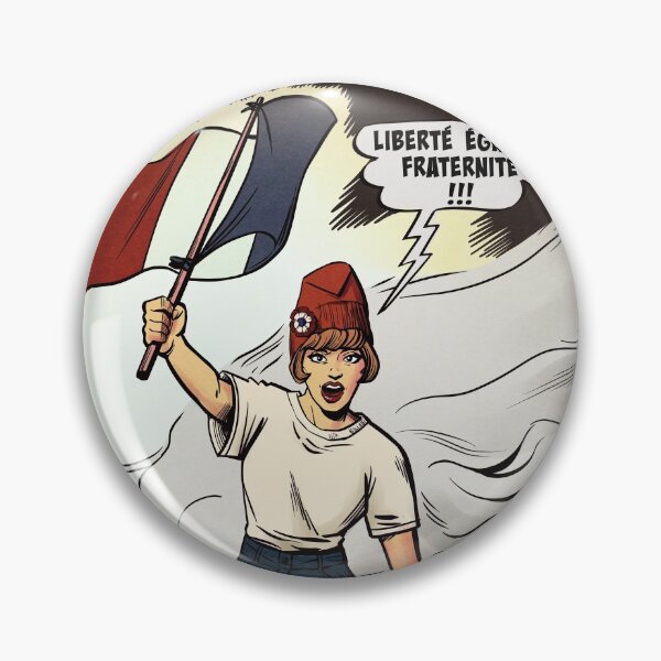 Item preview, Marianne - symbol of the French Republic drawn in streetwear and cartoon style designed and sold by Print  Androïde.