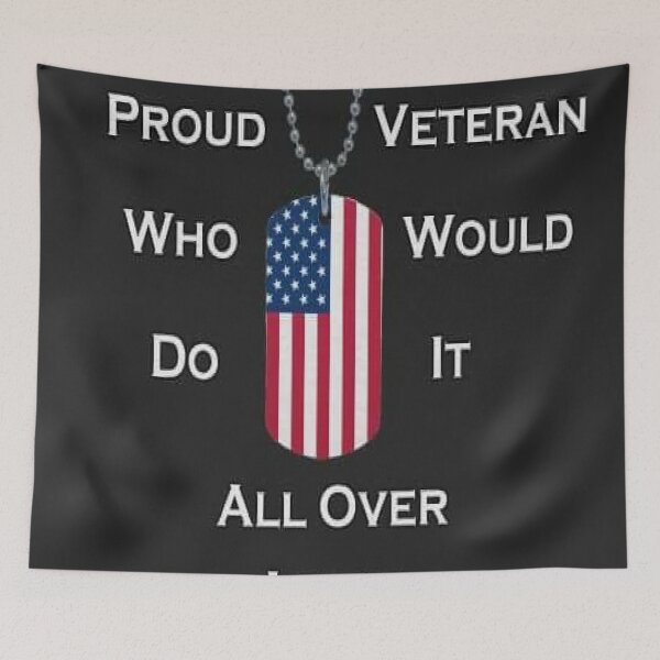 Item preview, Proud Veteran who would do it again designed and sold by flagboss.