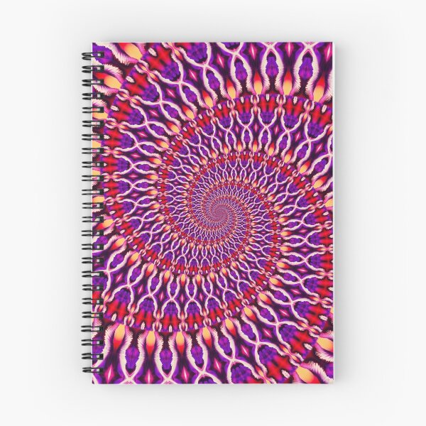 Item preview, POWER SPIRAL magic flames red violet designed and sold by EDDArt.