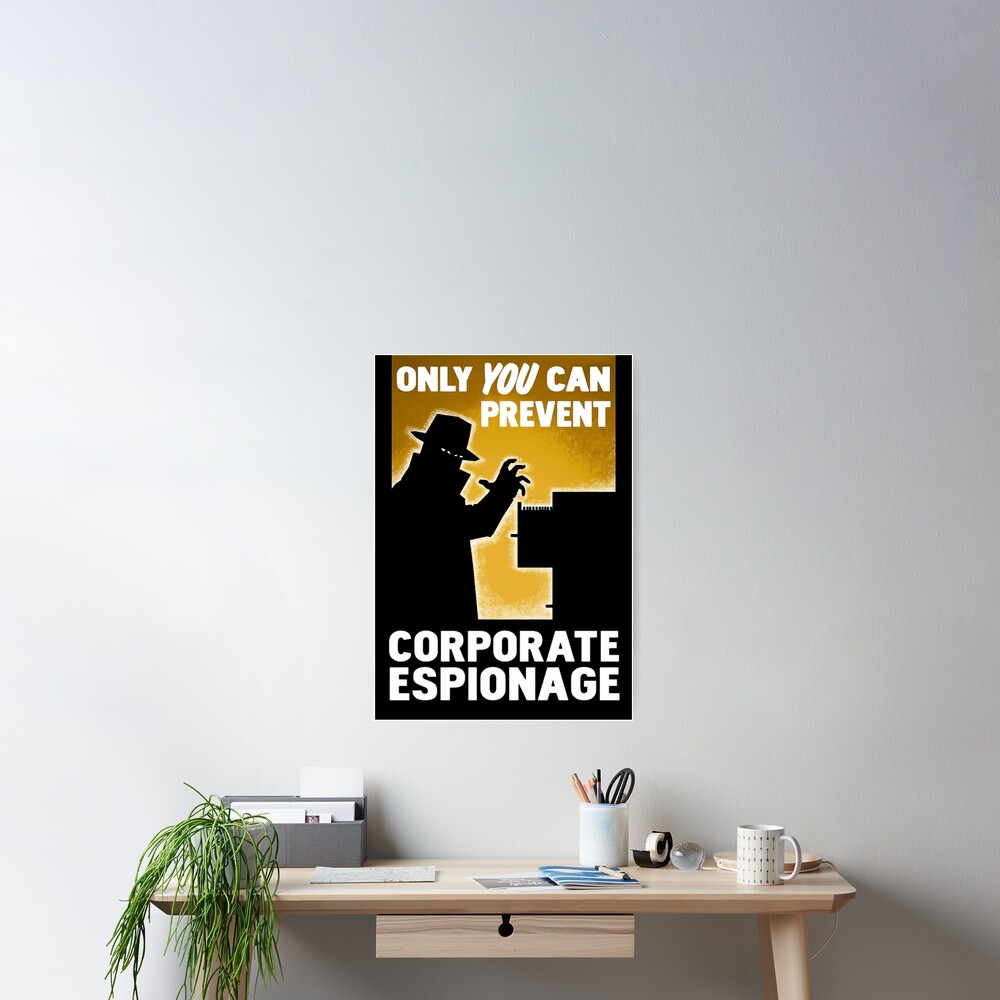 Fallout 4 Corporate Espionage Poster T134 A4 A3 A2 A1 A0|
