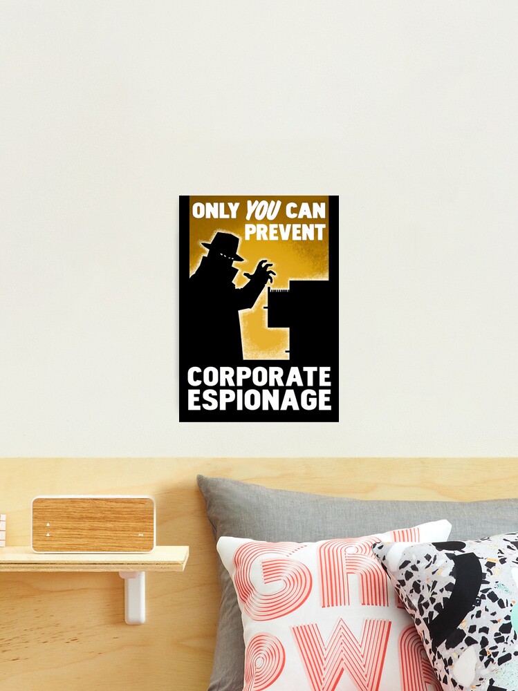 Thumbnail 2 of 3, Photographic Print, Only You Can Prevent Corporate Espionage designed and sold by Bauzmann.