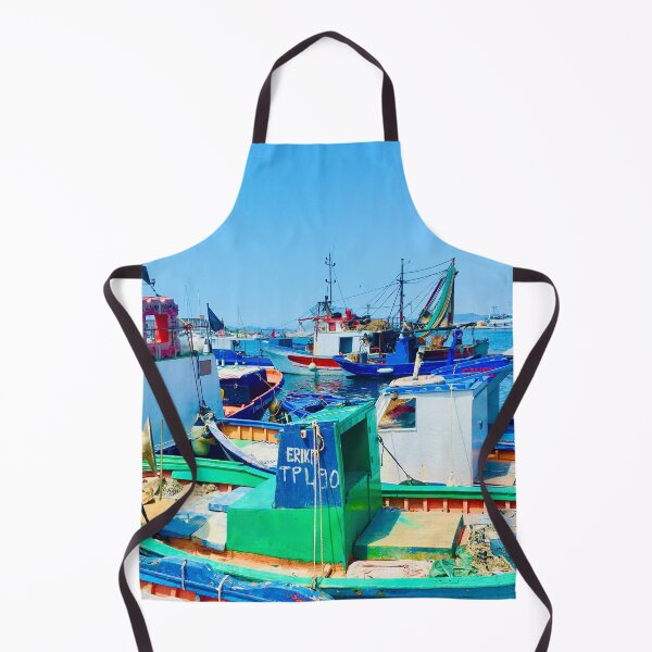 Item preview, Colorful Fishing Boats in Sicily designed and sold by BeCarpeDiem.