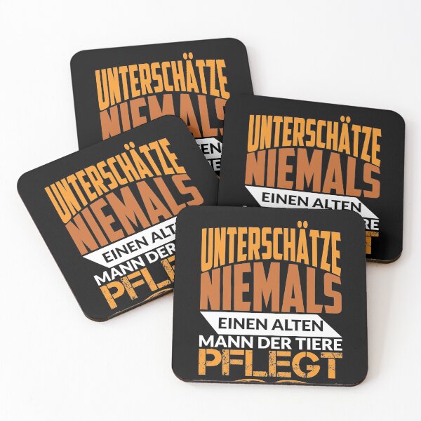 Item preview, UNTERSCHAeTZE NIEMALS EINEN ALTEN MANN TIERE designed and sold by Spirit-Designs.