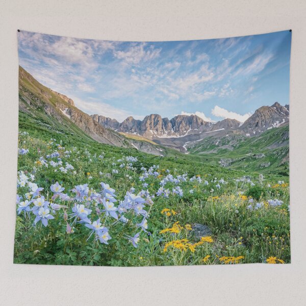 Item preview, American Basin Summer Wildflowers Colorado Mountains designed and sold by LandscapeArtCP.