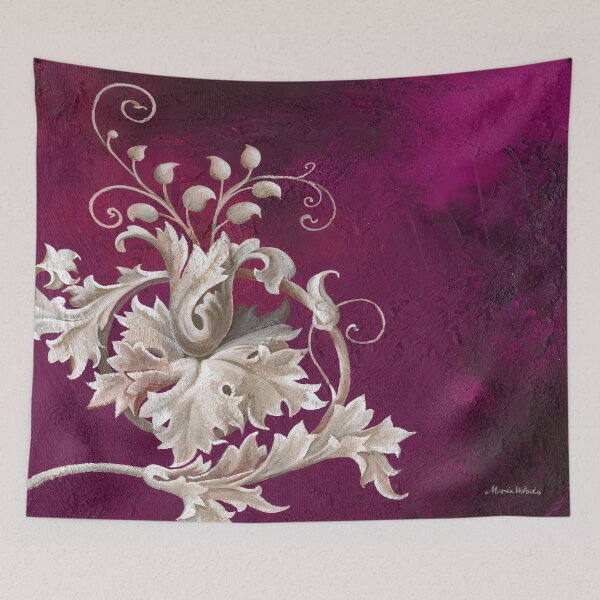 Item preview, Baroque Flourish Hot Pink designed and sold by MakeArtLife.