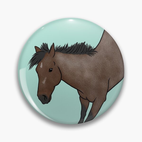 Item preview, Rain - Bay Roan Horse designed and sold by HorseFly Ranch.
