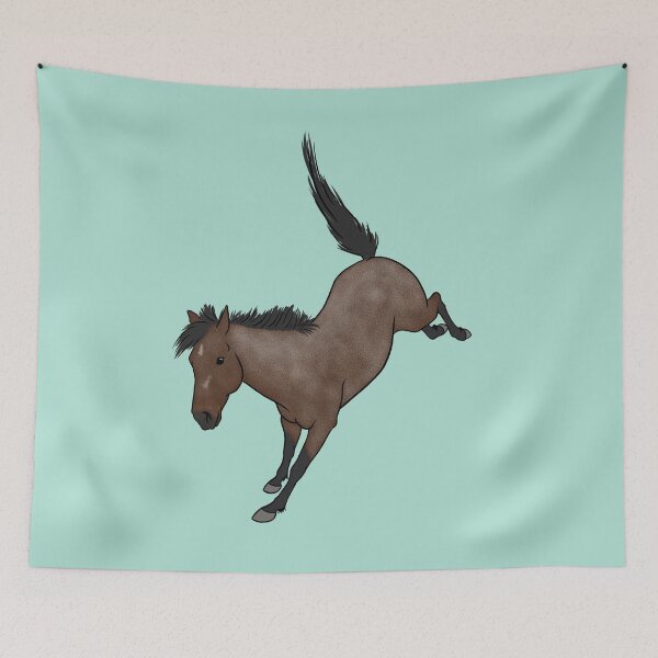 Item preview, Rain - Bay Roan Horse designed and sold by HorseFly Ranch.